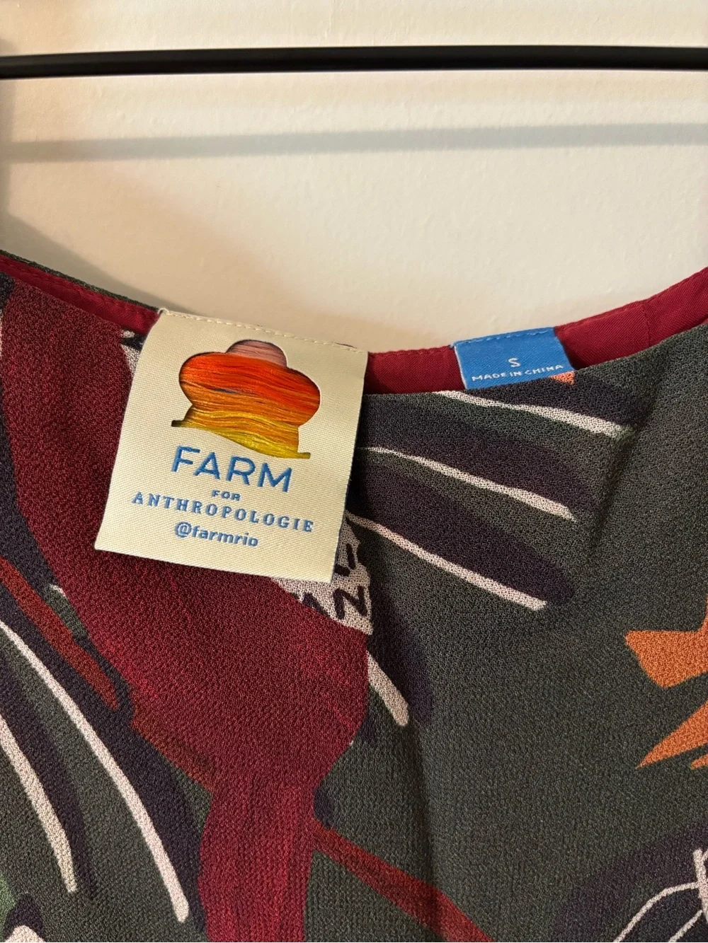 Anthropologie/Farm Rio Jungle Print Wrap Skirt - Picture 3 of 3